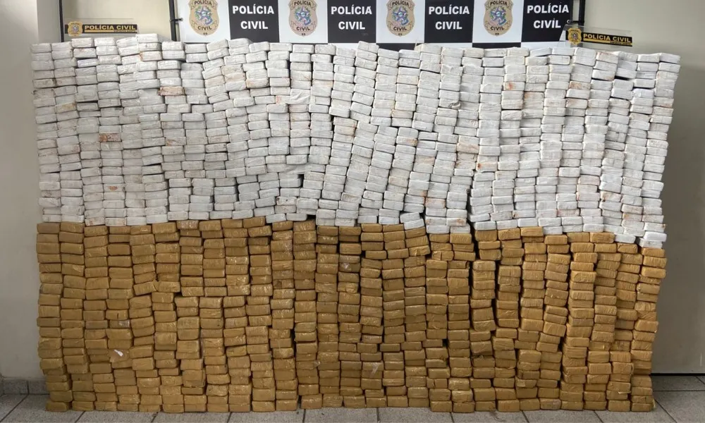 Polícia apreende 1 tonelada de maconha dentro de casa em Guarapari