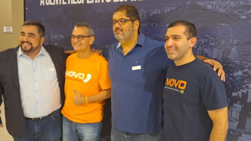 Rodrigo Borges participa de evento do partido Novo em Vitória