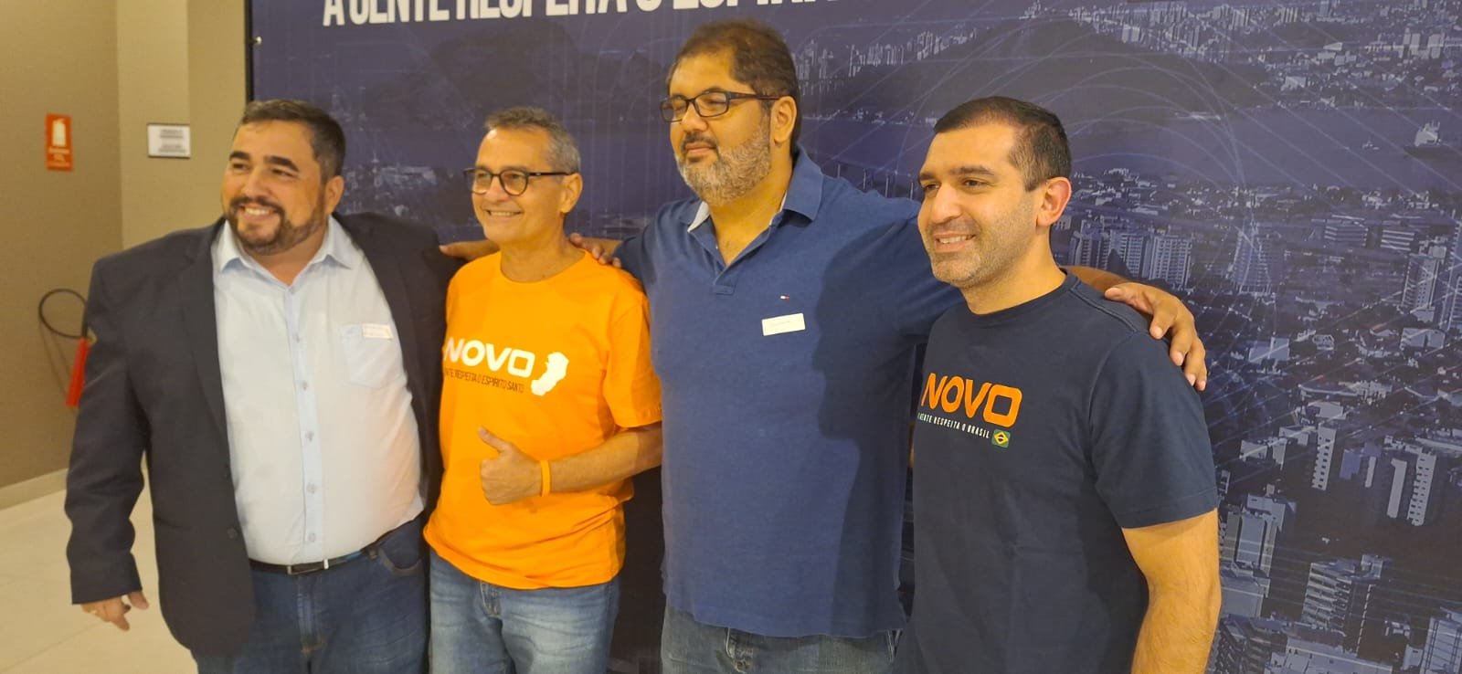 Rodrigo Borges participa de evento do partido Novo em Vitória