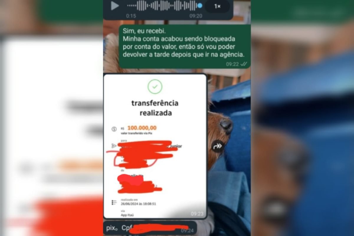 Estudante recebe R$ 100 mil em Pix por engano e devolve valor