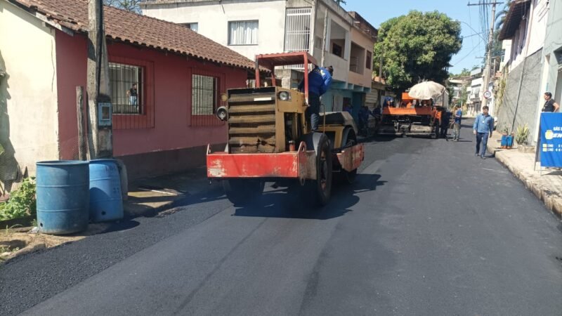 Pavimentação asfáltica beneficia moradores em Iconha